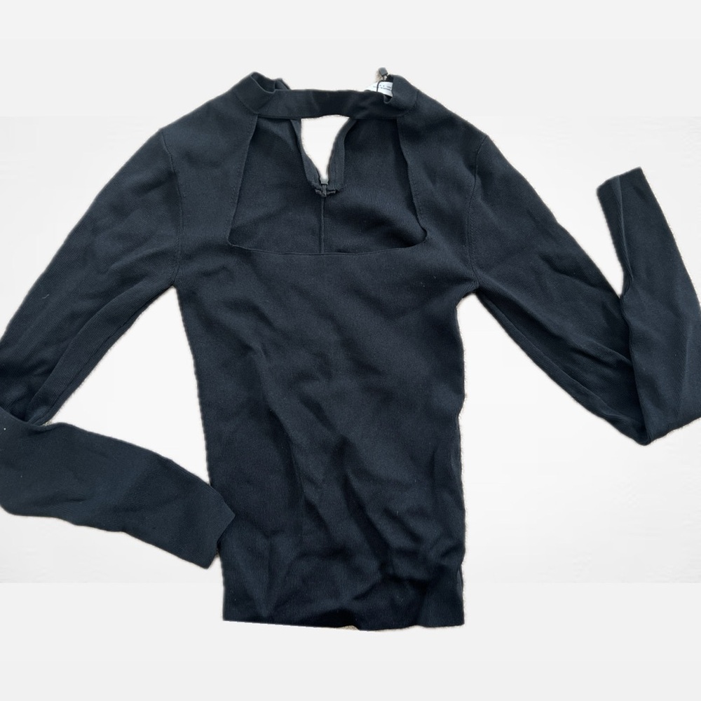 Black Long Sleeve Top